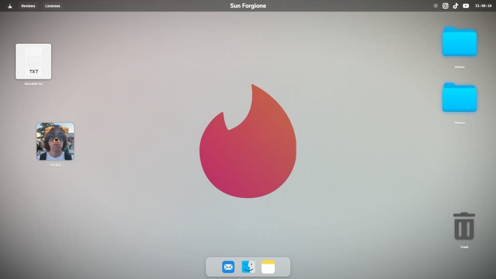 MacOS Portfolio Website